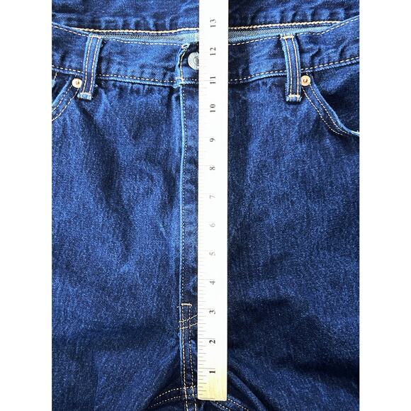 Levi's 550 Relaxed Fit Dark Wash Jeans Men's 40X32 - Picture 3 of 8